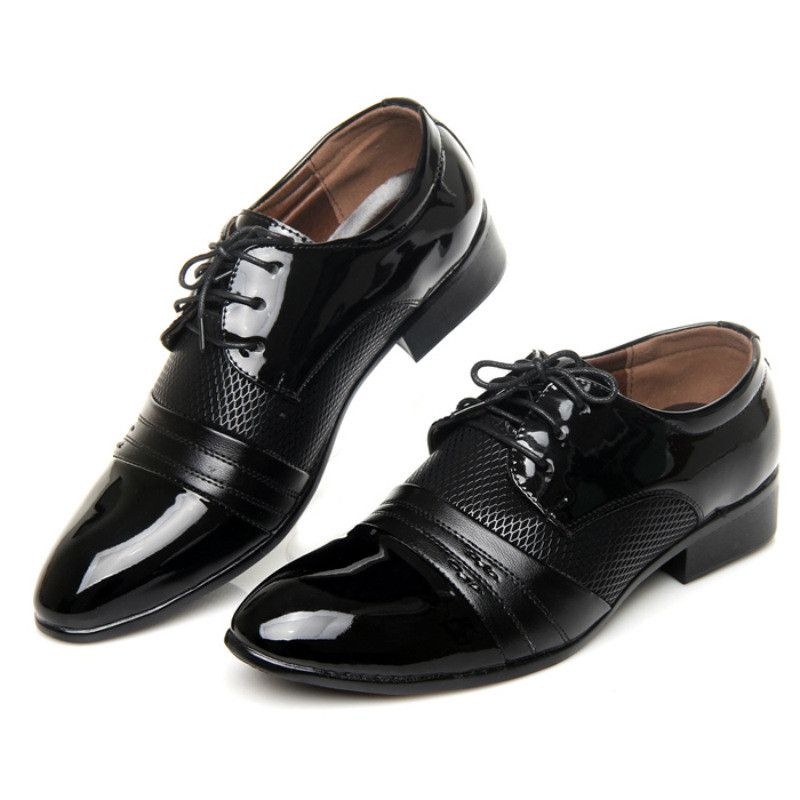 Hot Sale Big Size Men Dress Shoes Flat Shoe Luxury Mens Business ...