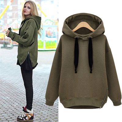 extra long sweatshirt hoodie