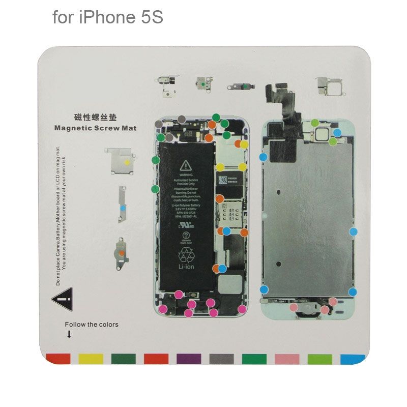 Professional Magnetic Screw Work Mat For Lcd Screen Opening Tools