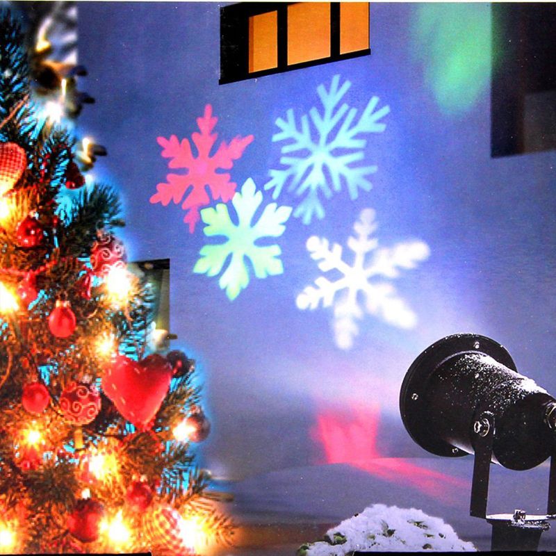 Snowflake Projector LED Laser Lamp Outdoor Waterproof Light Xmas Party Decor LOT