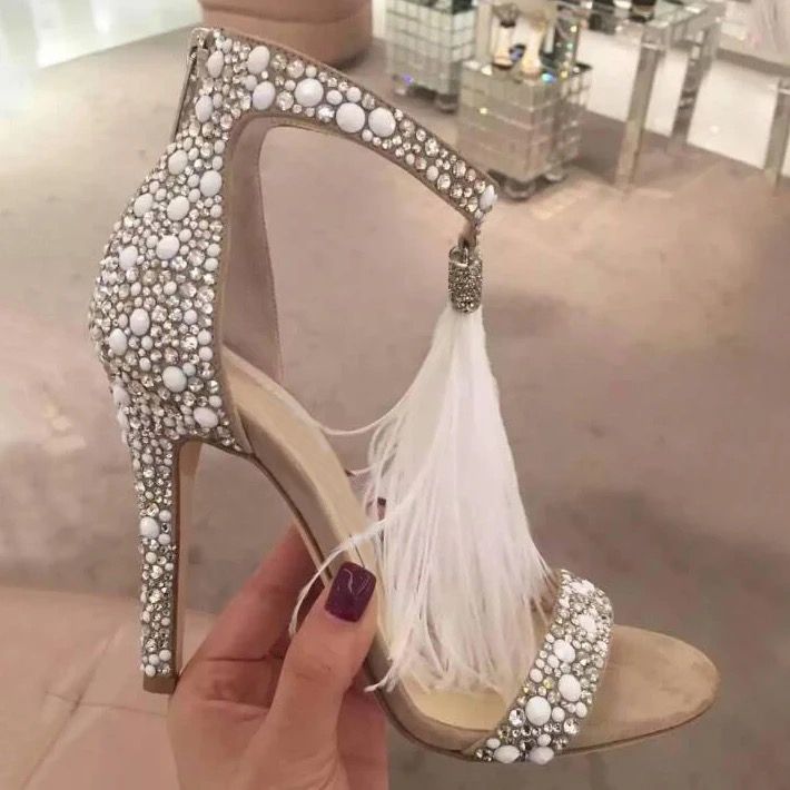 scarpe con strass eleganti