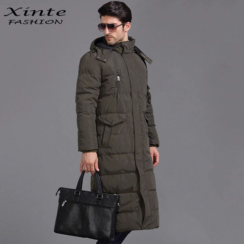 Compre Plus Size Homens Longo Para Baixo Casaco Outwear Casaco Quente Com Capuz Grosso Parkas De Inverno Casacos De Neve À Prova D Água Do Sexo Masculino De Armani09, $887,73 | Pt.Dhgate.Com