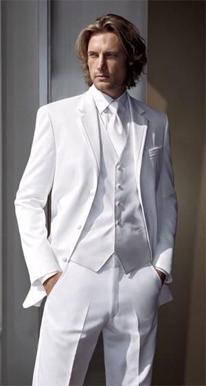 Acquista Vestito Dello Sposo Vestito Bianco Vestire Lo Sposo, Detiene Il  Matrimonio Gli Uomini Giacca Giacca + Pantaloni + Vestiti Della Tuta Degli  Uomini A 79,23 € Dal Liguoshop666 | DHgate Italy
