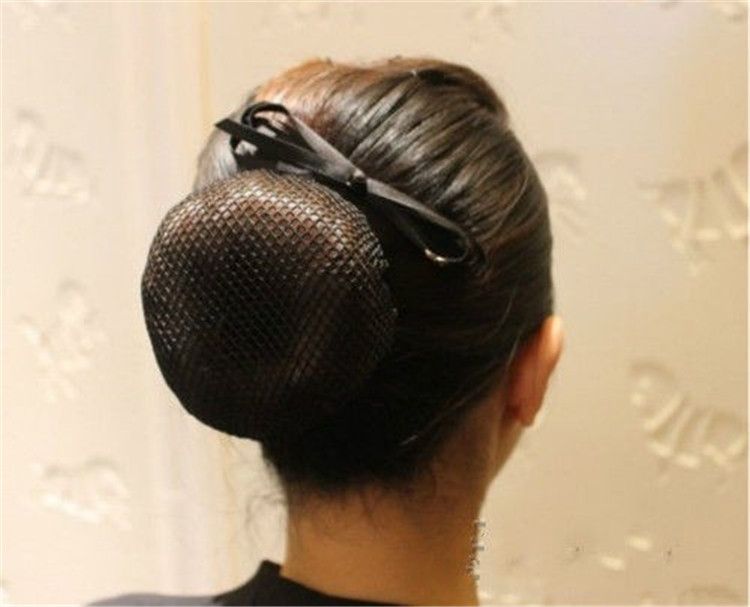 2019 Solid Hair Net Women Invisible Bun Cover Hair Snood Ballet