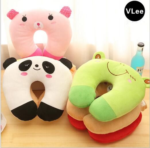 Character Baby Kids Neck Support Pillow Cushion Plush Toys
