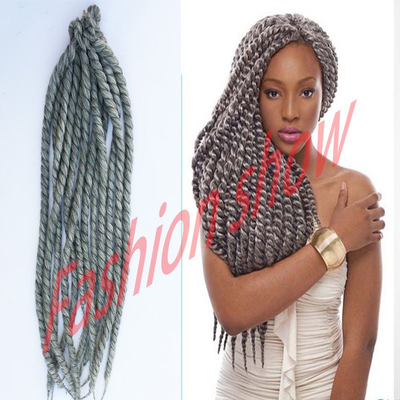 2019 Havana Mambo Twist 22 130g Crochet Braids Hair Bug Purple 1b