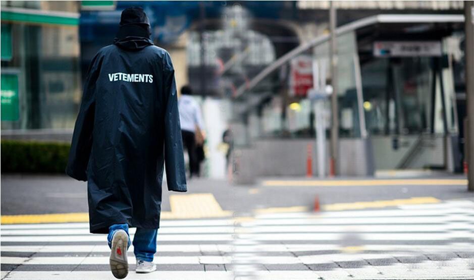 vetements rain jacket