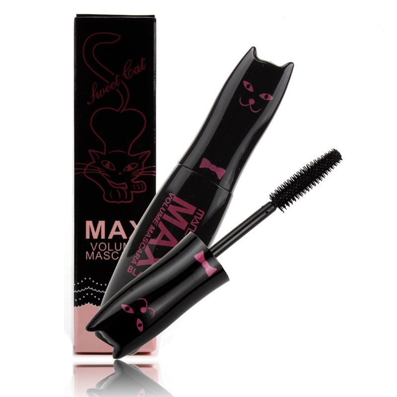 Max Volume Mascara Black Waterproof Lash Curling And Thick Lengthening