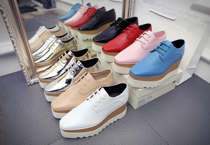 flat shoes with platform