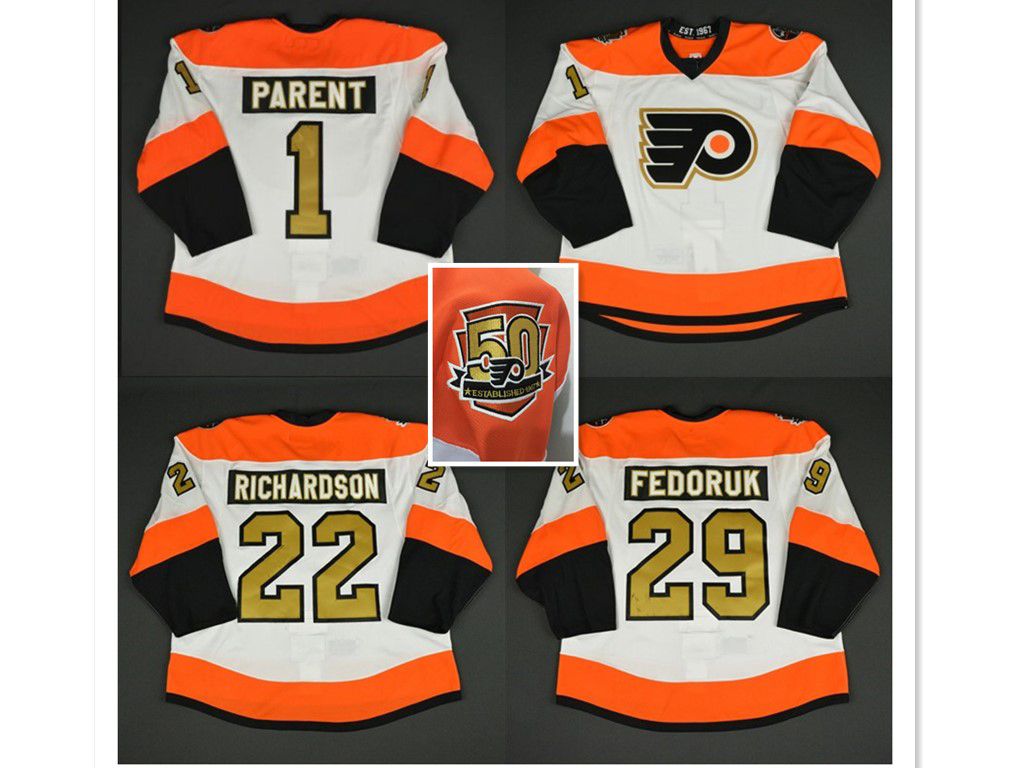 philadelphia flyers 50th anniversary jersey