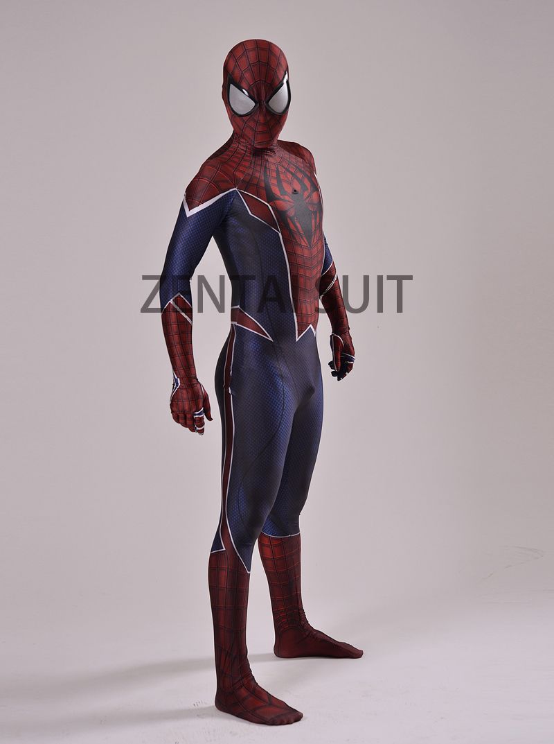 Traje De Spiderman Punk 3D De Impresión Spider Man Trajes Spandex Zentai  Traje Para Halloween Y Cosplay Party Venta Caliente Envío Gratis De 56,3 €  | DHgate