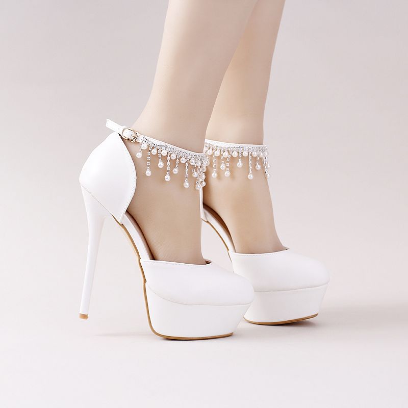 scarpe da sposa alte