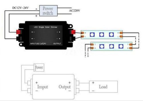 Wireless-Remote-LED-Light-Dimmer-Controller-Control-12V-24V-MR16-LED-Spotlight
