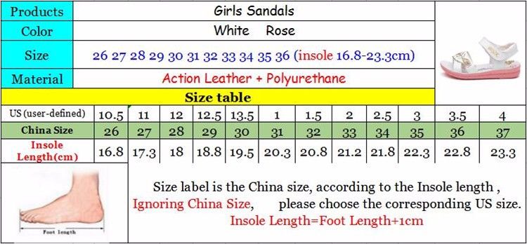 2016 girls sandals letters rivets summer fashion children sandals shoe size letters