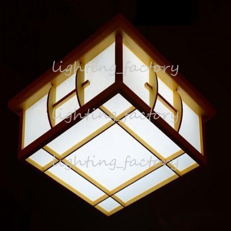 2019 Japanese Ceiling Lights Solid Wood Japanese Style Lamp Room