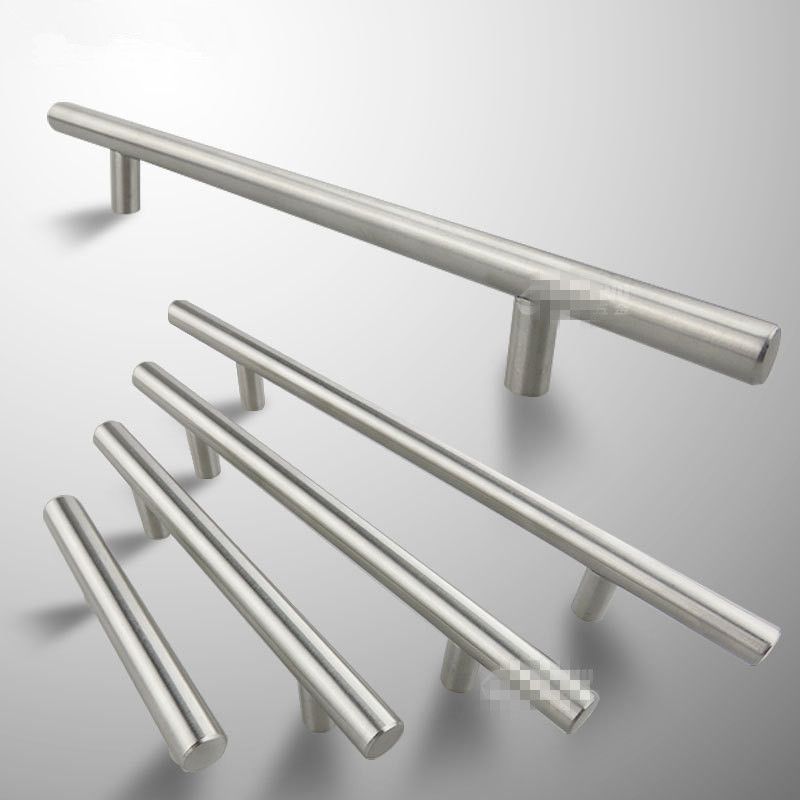 2019 Modern Satinless Steel T Bar Kitchen Cabinet Door Handles