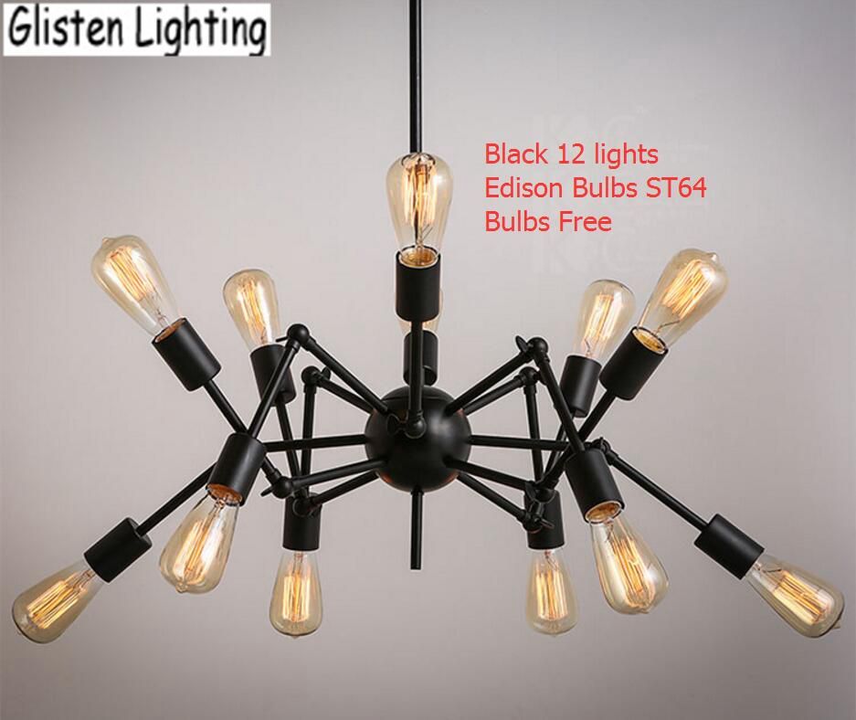 Spider Chandelier Vintage Wrought Iron Pendant Lamp Loft American Style Lighting Fixture Edison Bulbs For Free V026 Copper Light Kitchen Island From Alex Quan 187 94 Dhgate Com - 12 Light Edison Bulb Chandelier Spider Chandelier Vintage Wrought Iron Pendant Lamp Loft American Style Lighting Fixture Edison Bulbs For Free V026 Copper Light Kitchen Island From Alex Quan 187 94 Dhgate Com - 12 Light Edison Bulb Chandelier