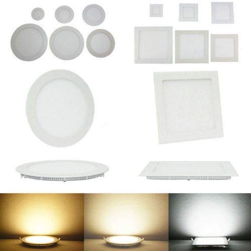 Surface Mounted LED Panel Light Ceiling Downlight 6W 12W 18W 24W Lamp AC 85-265V 