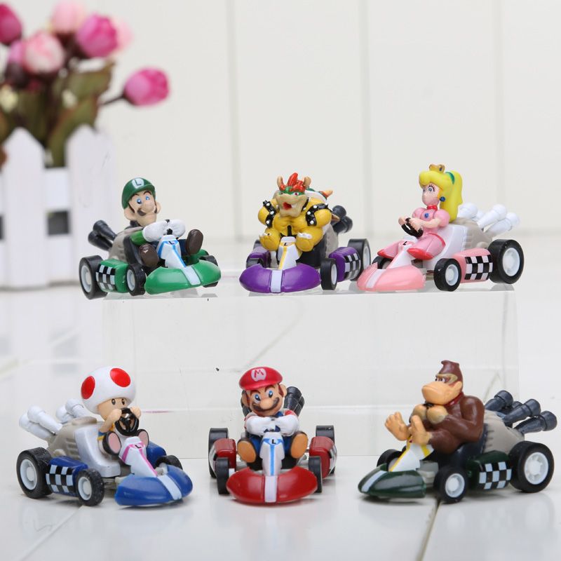 mario pull back cars