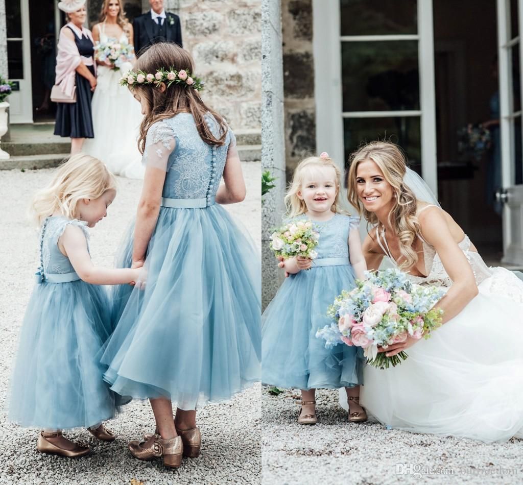 baby blue girls dress