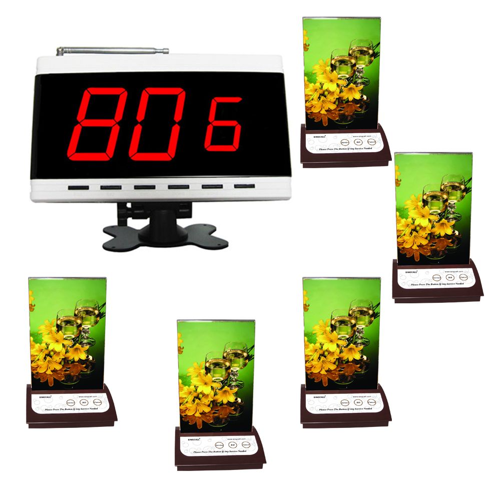 Buy Dropship Products Of SINGCALL Wireless Call Bell System For Pub