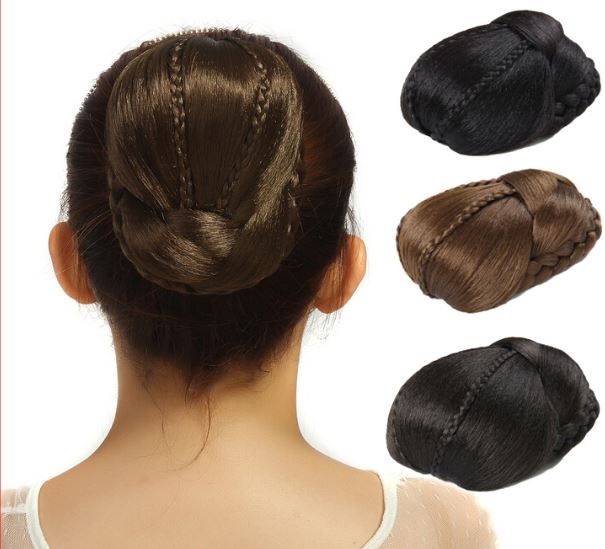 Sara Braiding Hair Chignon Buns Extension Clip To Big Hair Bun For