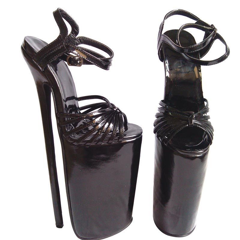 30CM Heel Height Sexy Genuine Leather 
