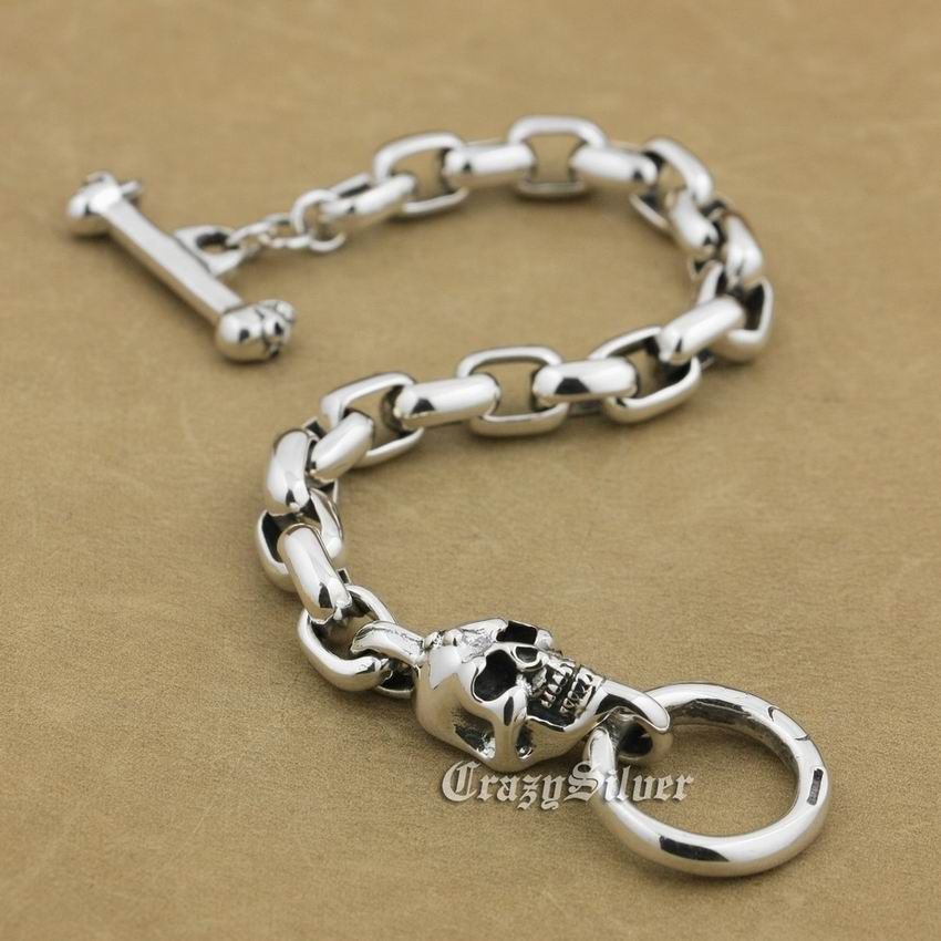 handmade skull bracelet