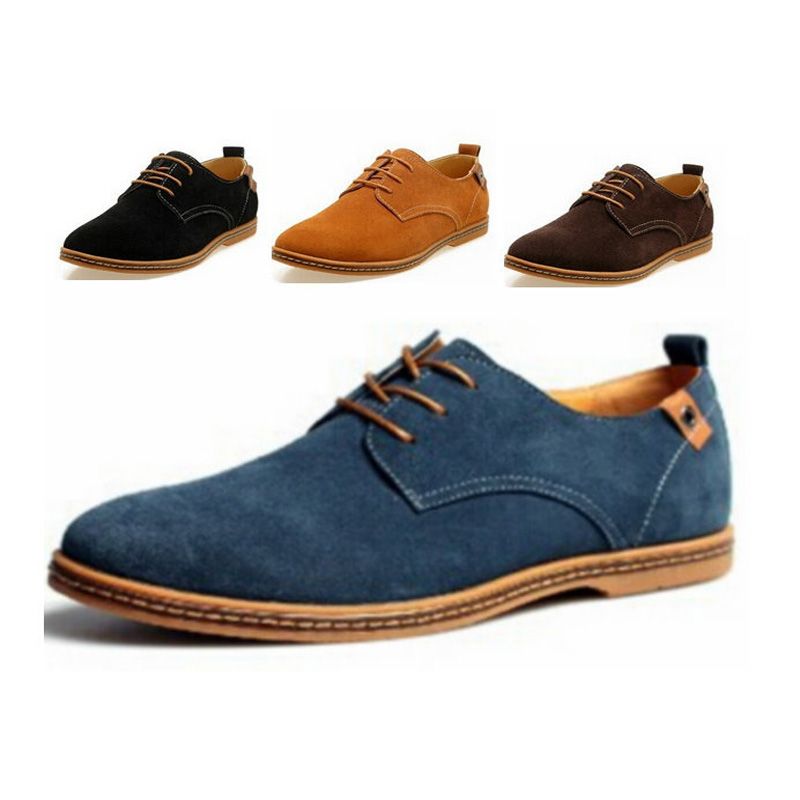 Mens Casual Dress Formal Oxfords Shoes 