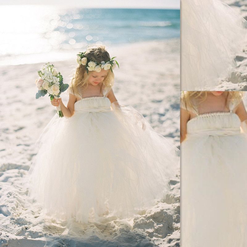 beach flower girl