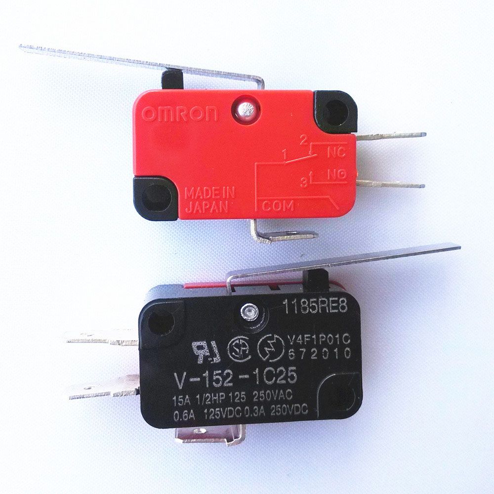V-156-1C25 Micro Finecorsa Interruttore Fine Corsa a Leva 15a 125v-250v V-156-1C25 Micro Finecorsa Interruttore Fine Corsa a Leva 15a 125v-250v