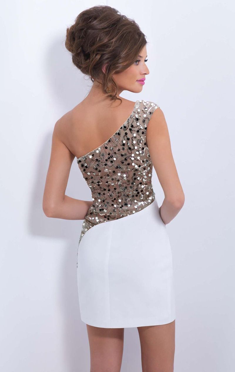 Acquistare Adatti A Donne Sexy Monospalla Vestito Ospite Sposa Abito Senza  Maniche Cucitura Paillettes Vestiti Corti Estate Del Vestito Le Donne  Economico | Consegna Veloce E Qualità | It.Dhgate