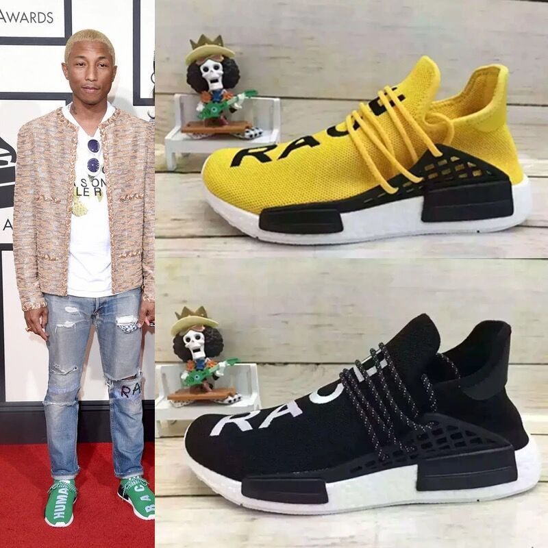 pharrell human race black and white