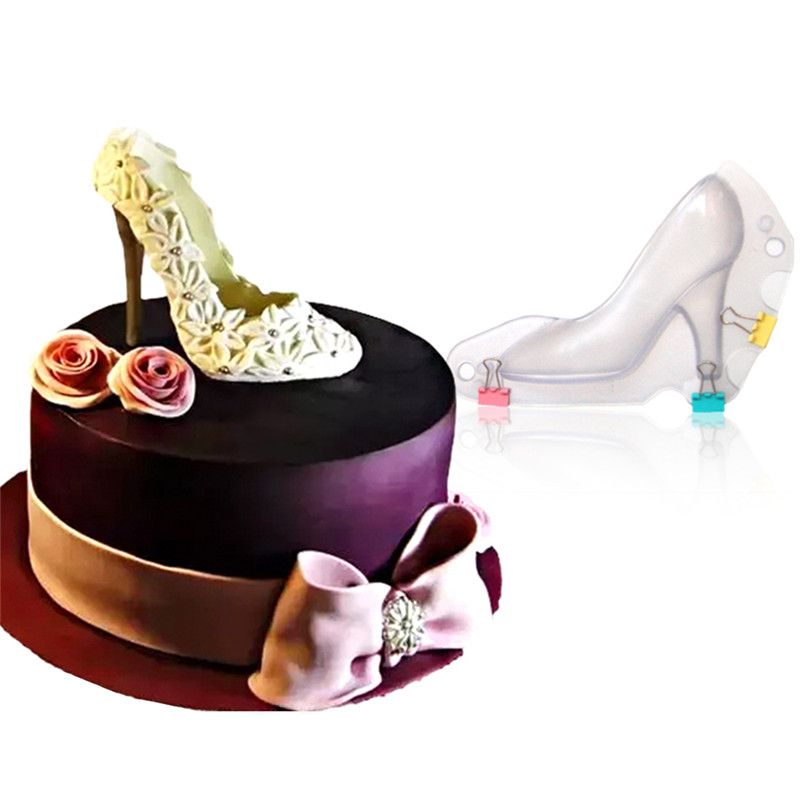 2019 High Heel 3d Polycarbonate Chocolate Mold Shoes Cake