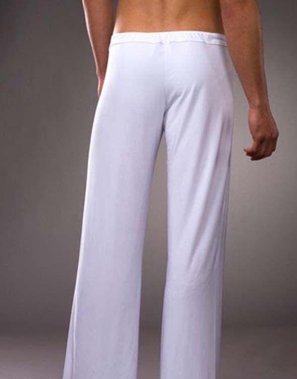 Compra Pantalones De Chándal De Tiro Bajo Para Hombre, Pijama Deportivo,  Hombres, Pantalones De Yoga, Pantalones De Salón De Seda De Hielo, Hombres,  Pijamas, Ropa Interior Larga, Para Hombre, Pantalones De Yoga.