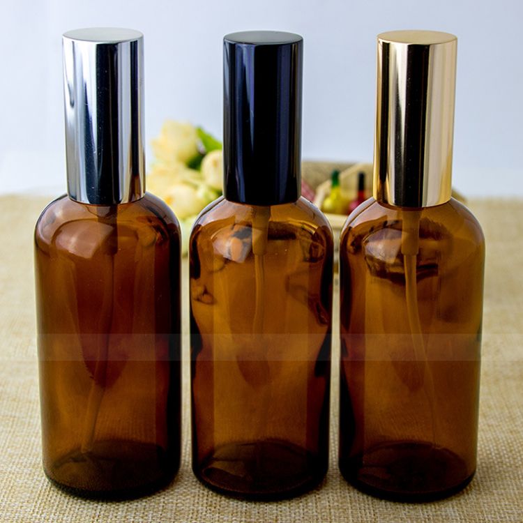 Download 2021 Hot Thick 100ml Amber Glass Spray Bottles With Black Silver Gold Fine Mist Sprayer Cap For Essential Oils Perfume Aromatherapy From Aligotech 294 16 Dhgate Com