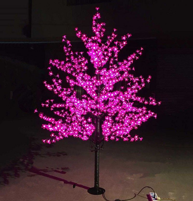 Led Artificial Cherry Blossom Tree Light Christmas Light Led Bulbs