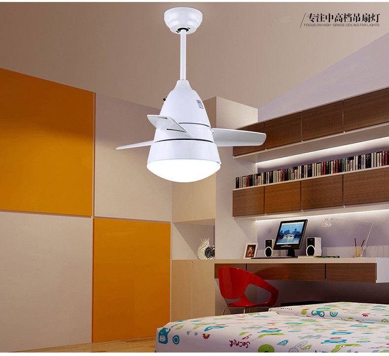 2020 White Children S Room Bedroom Ceiling Fan Light 26 Inch 36