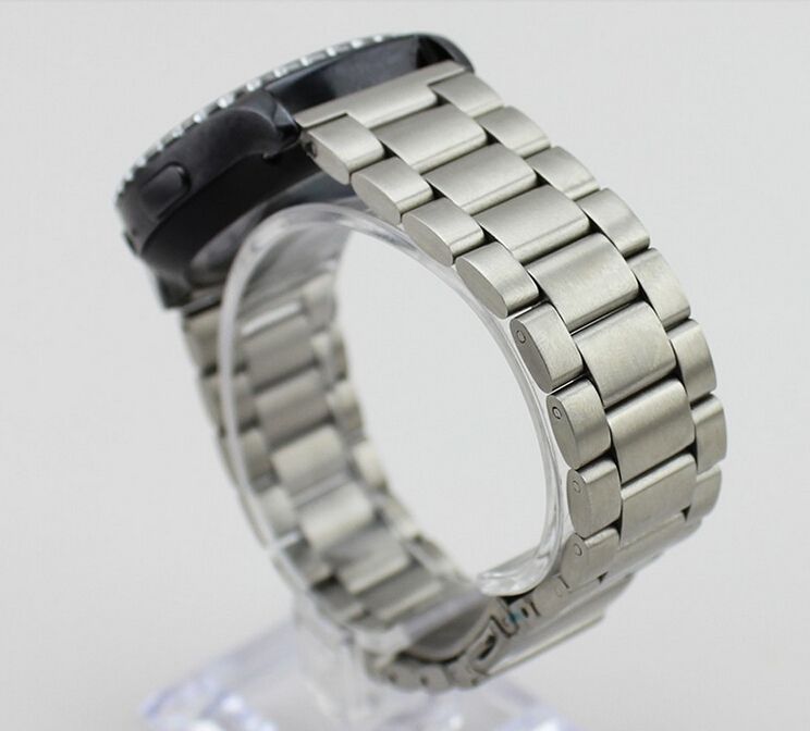 20MM Stainless Steel Metal Link Band For Samsung Gear S2 Classic Smart ...
