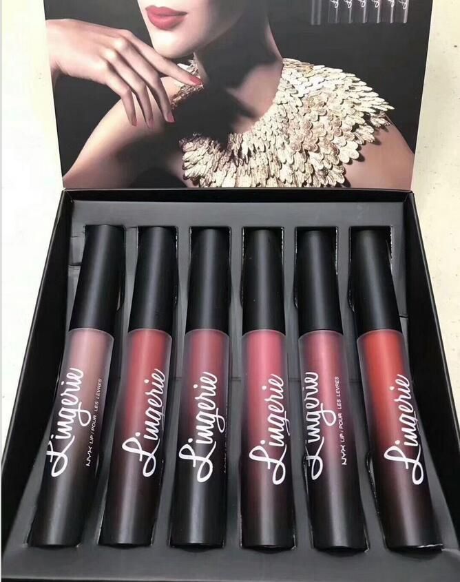 New Makeup Nyx Lingerie Liquid Matte Lipstick Set Luxury Velvet Matte Nude Lip Gloss For Makeup Box Cheap Makeup From Allday168 457 Dhgatecom