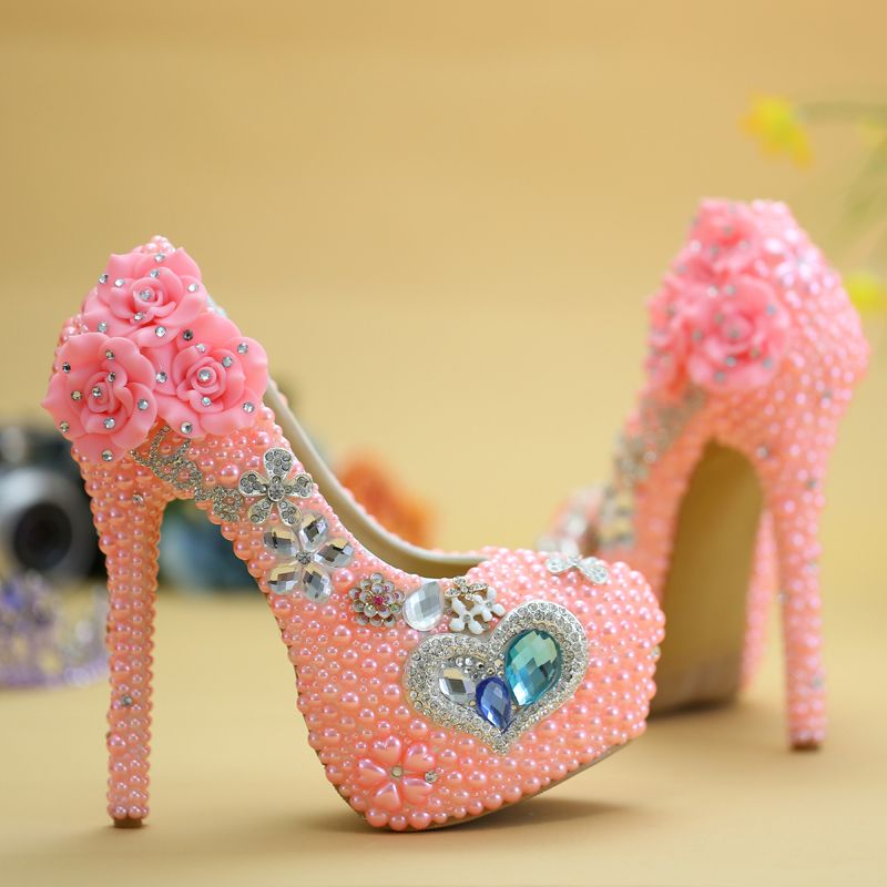 pink pearl shoes
