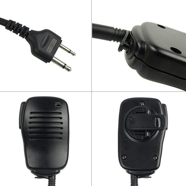 2 Way Radio 2 PIN Handheld Speaker Mic For IC V8/V82 STANDARD HORIZON Cobra Vertex Maxon