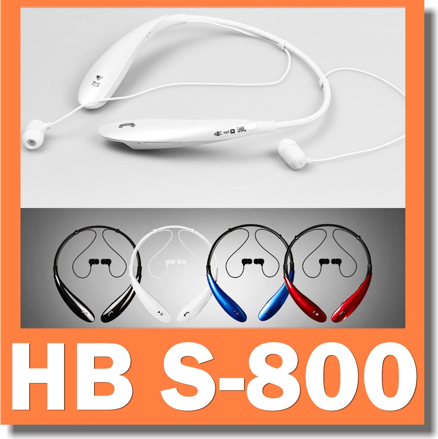 New HB S800 Headsets HBS 800 Wireless Bluetooth 4.0 Sports Running