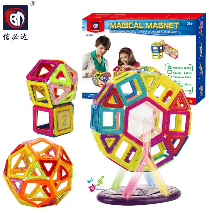 puzzle magnetic blocks