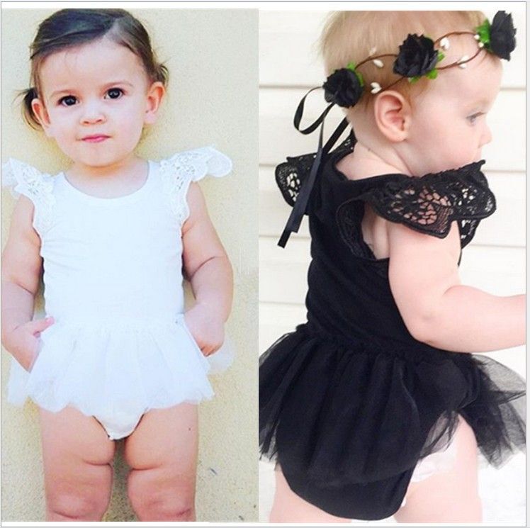 baby girl lace romper