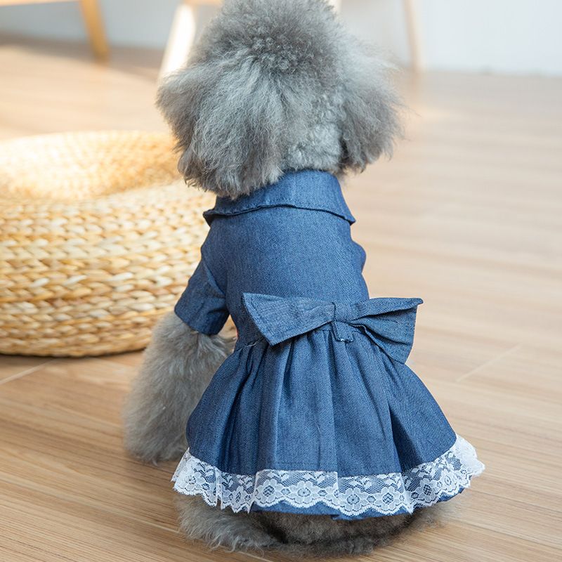 denim dog clothes