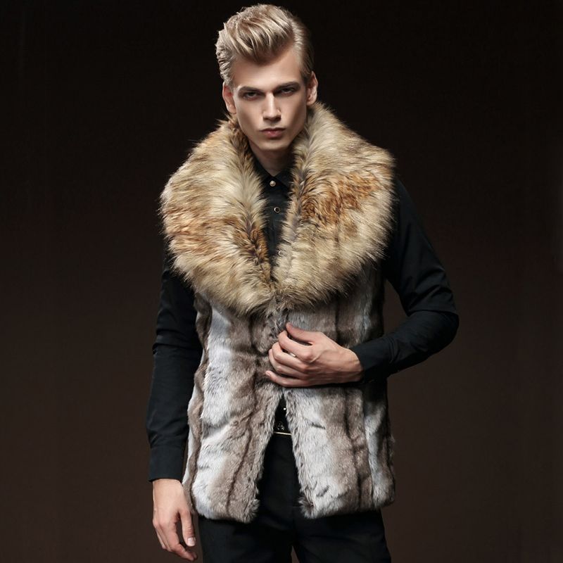 jigsaw shawl collar faux fur coat