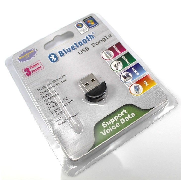 USB 2.0 Dongle Adapter adaptador de transmisor bluetooth más pequeño V2.0 EDR USB Dongle