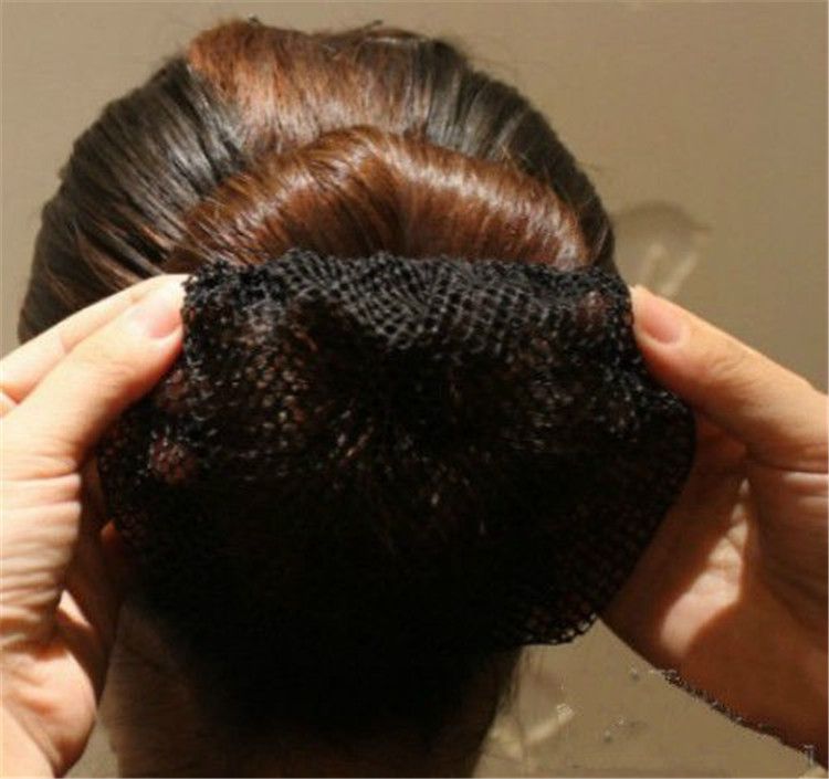 2019 Solid Hair Net Women Invisible Bun Cover Hair Snood Ballet