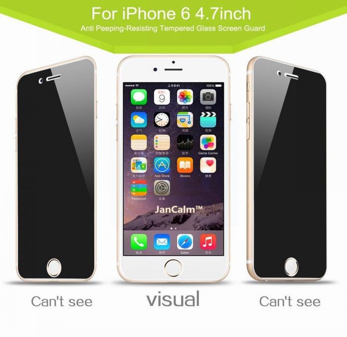For Iphone 7 Privacy Tempered Glass Privacy Screen Protector For Iphone 7 Plus Iphone 6 Samsung Note5 S6 S7 Anti Spy Peeping Retail Box